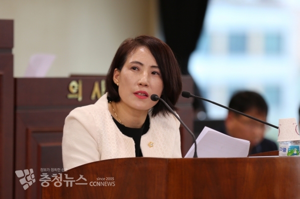 아산시의회 조미경 의원 / 충청뉴스 최형순 기자