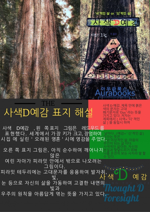 김홍주 시인 ‘사색 D 예감’ 작품 표지 설명서