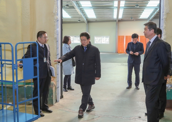 급식센터 저온저장고 방문