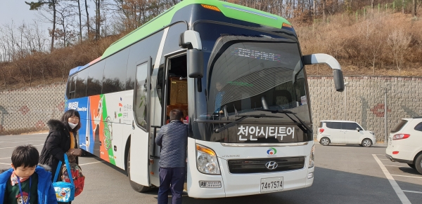 시티투어 운행 모습