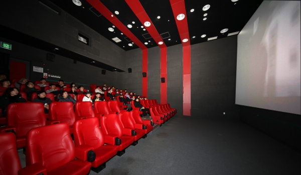 작은영화관 관람 모습