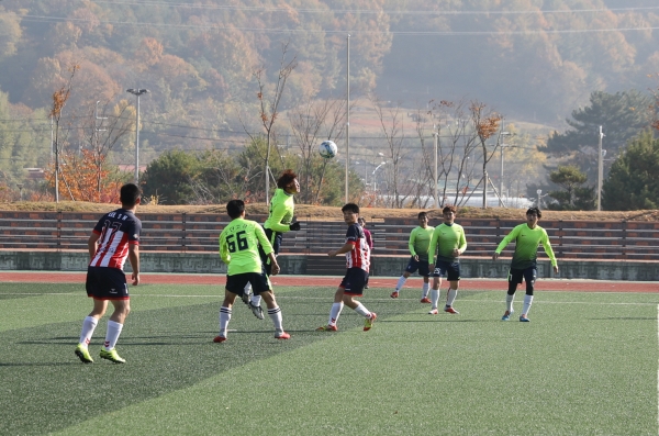 지난 2018년 계룡시협회장배 축구대회