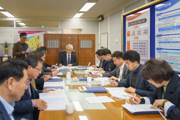 유병훈 부시장 주재 미세먼지 대책 회의 모습