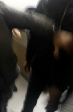 6일 계룡시청을 방문한 민원인들의 모습 (제공-계룡시 공무원 노조)