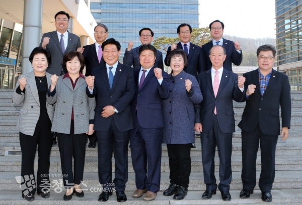 3월 정례회에 참석한 충남시.군의회 의장
