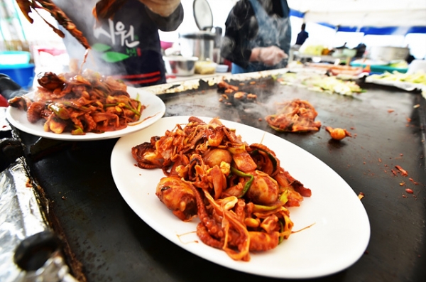 주꾸미.도다리축제(주꾸미 볶음)