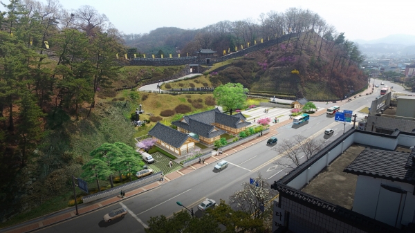 공산성방문자센터 조감도