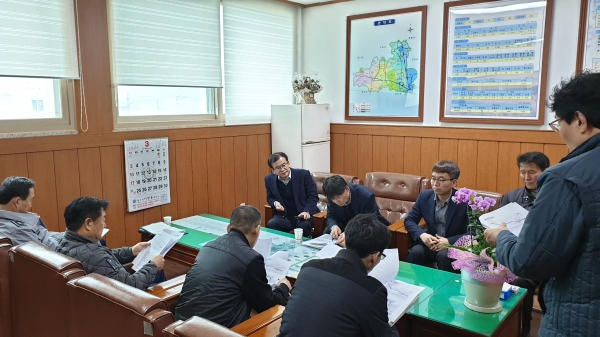 아산시 음봉지구 농어촌생활용수개발사업 설명회 사진