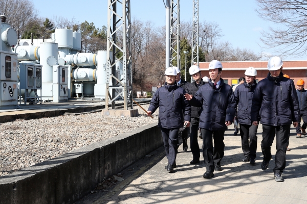 철도공단 김상균 이사장, 국가안전대진단 현장점검 모습