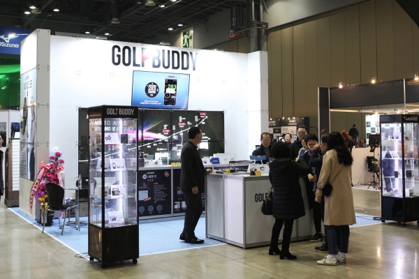 2019 SBS골프대전에 참여한 골프버디 부스
