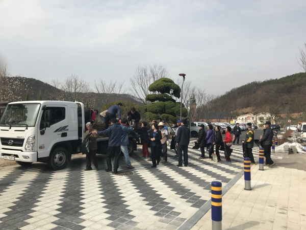 지난 2018년 내 나무 갖기 행사 개최 모습