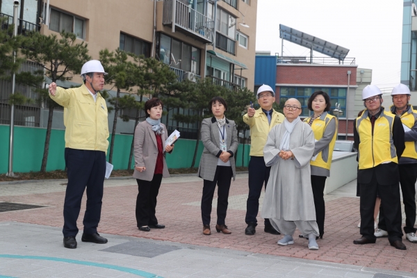 국가안전대진단 현장 점검중인 김동일 보령시장