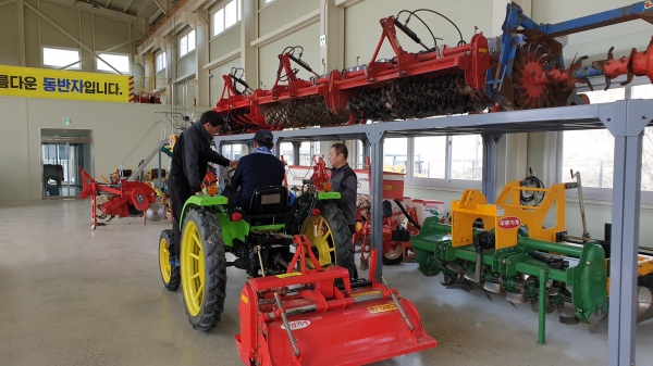 동남구 농기계 임대사업장 모습