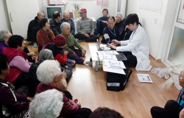 우리마을 주치의제 운영 모습(해미면 삼송리)