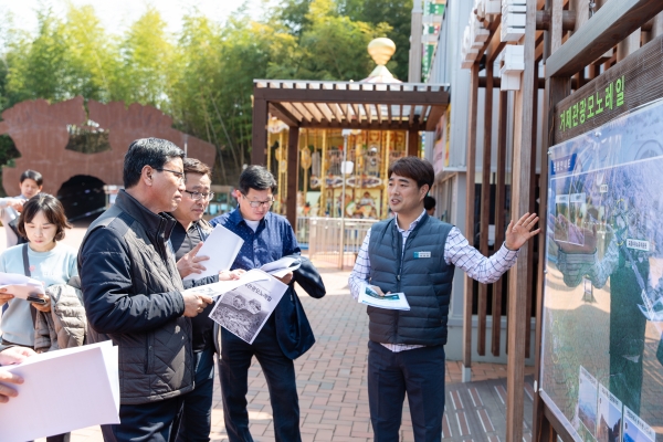 김돈곤 청양군수의 차세대 관광개발전략 수립 위한 선지지견학