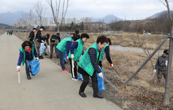 셰계 물의 날 맞아 국토대청결 운동 펼쳐
