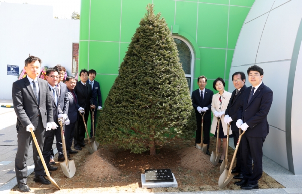 서산시 종합사격장 준공식  기념식수 행사
