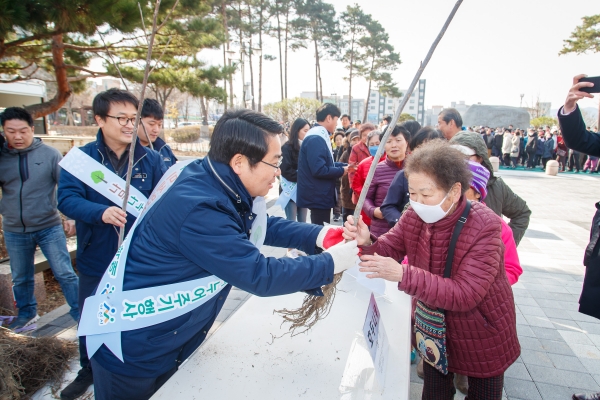 나무 나누어 주기 행사(1시민 1나무심기)
