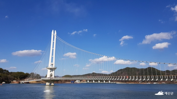 예산군 랜드마크 402m ‘예당호 출렁다리’‧‧‧오는 4월 6일 개통