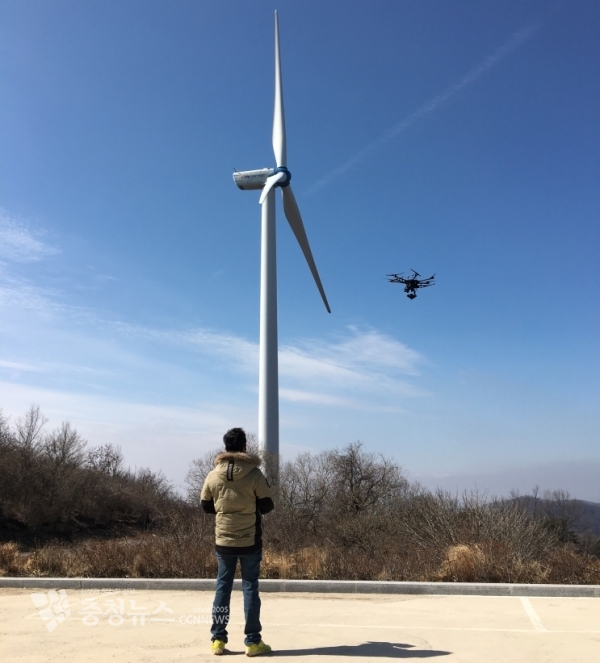 서부발전, 드론 활용 신재생설비 안전점검 / 충청뉴스 최형순 기자