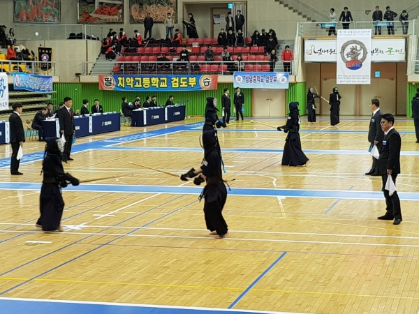 지난해 4월 열린 한국중고검도대회 장면