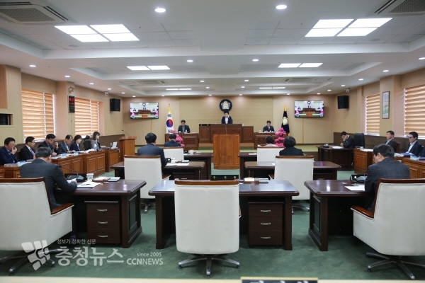 청양군의회 252회 임시회 폐회