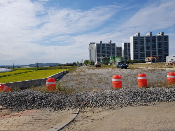 ‘중로1-8호선’ 도시계획도로  착공 현장