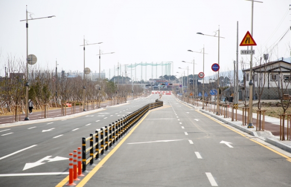 서산 예천2지구 도시개발구역내 외곽도로 개통