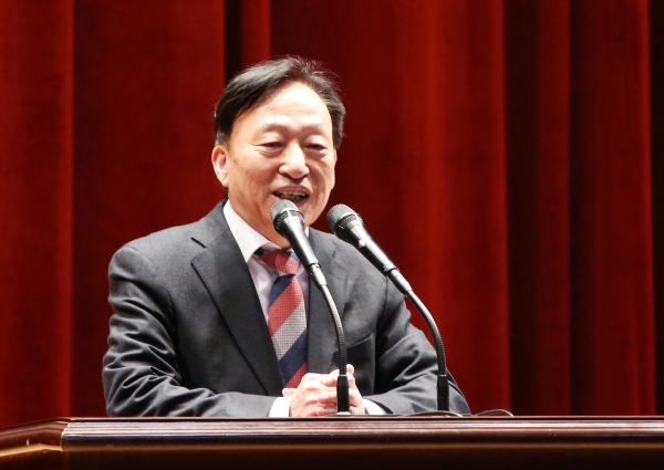 설동호 교육감 월례조회 모습