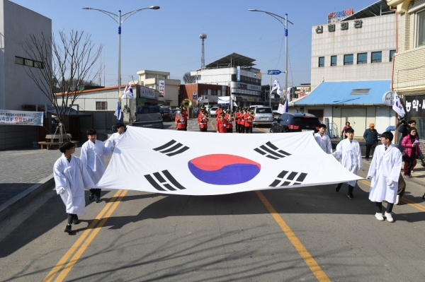 예산군, 독립만세운동 100주년기념 '한내장 4·3독립만세운동' 재현
