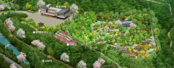 향적산 치유의 숲 공간구성안