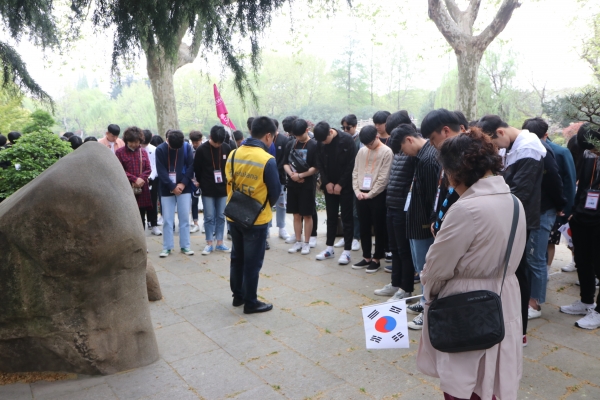 강경고, 중국 청소년 글로벌 인해 해외연수- 윤봉길 의사 기념관 및 노신공원.