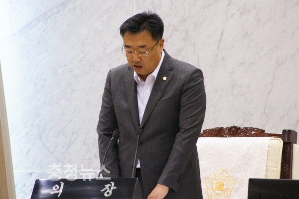 김기재 당진시의회 의장 / 충청뉴스 최형순 기자