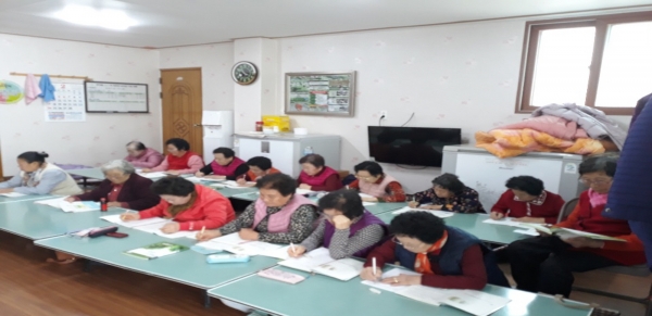 찾아가는 부여한글학교 운영장면