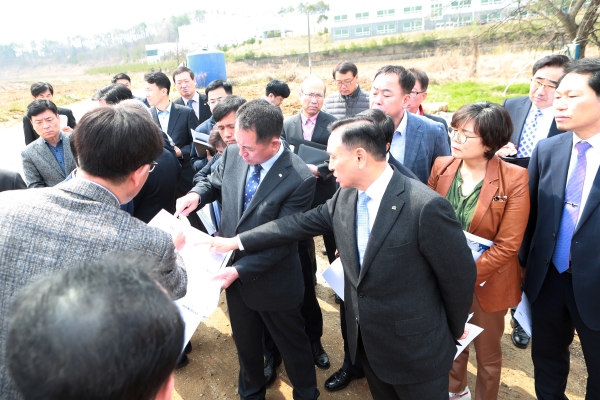 대한민국축구종합센터 유치 신청부지 현장점검