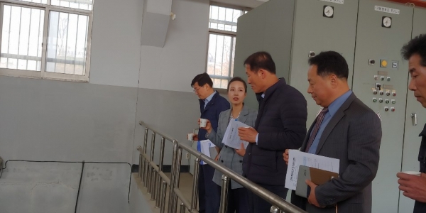 김종필 본부장이 시설물을 점검하고 있다