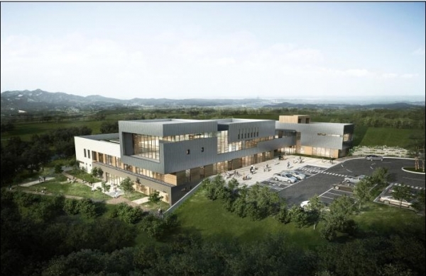 논산시 장애인종합복지관 조감도