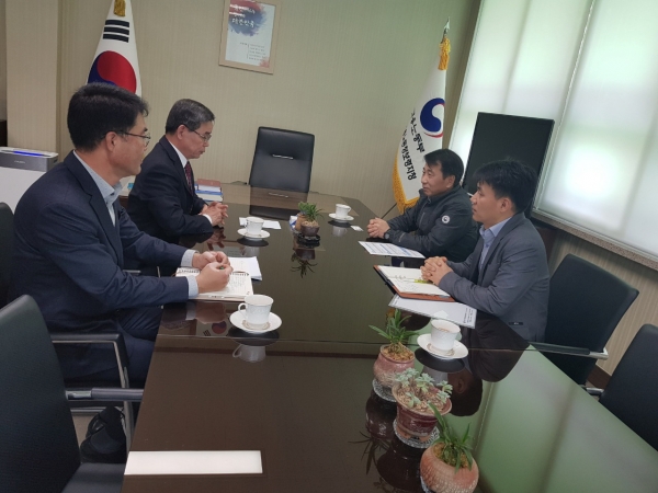 노박래 서천군수, 한솔제지 장항공장 가동중단 해제 요청