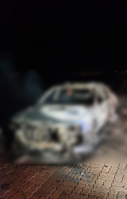 전소 된 차량 모습 / 독자제공