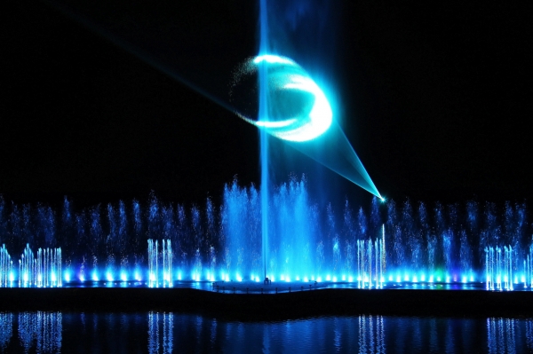 석문산단 음악분수