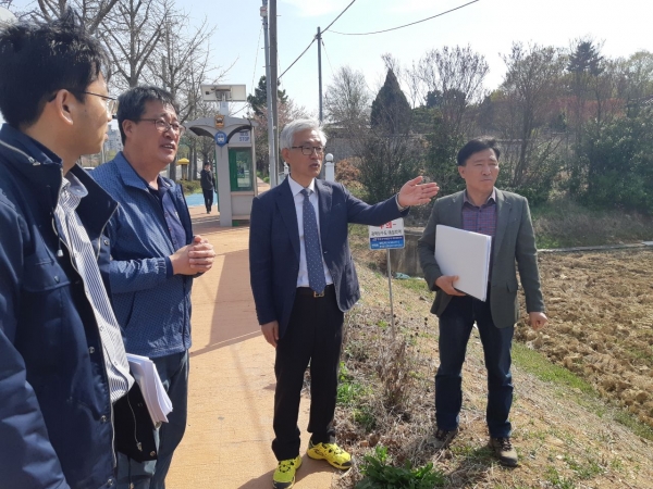 유병훈 부시장, 권곡근린 시민문화공간조성 사업대상지 등 점검