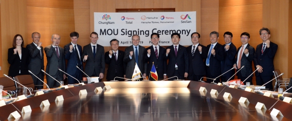 TOTAL社와 5억불 외자유치 성공