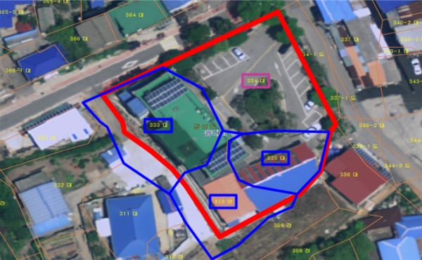 결성면 행정복지센터 청사부지 양여 결정