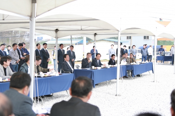 축구종합센터 후보지 선정 실사모습