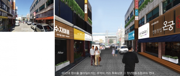 너더리길 경관개선사업 투시도