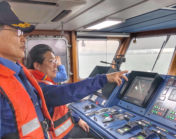 해상 치안현장 점검