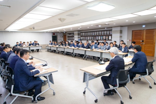 2019 정부예산확보 추진상황 보고회 열려