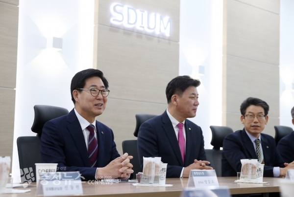 삼성SDI를 방문한 양승조 지사