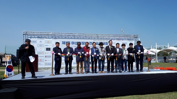 제1회 아산시장배전국승마대회 개최 모습