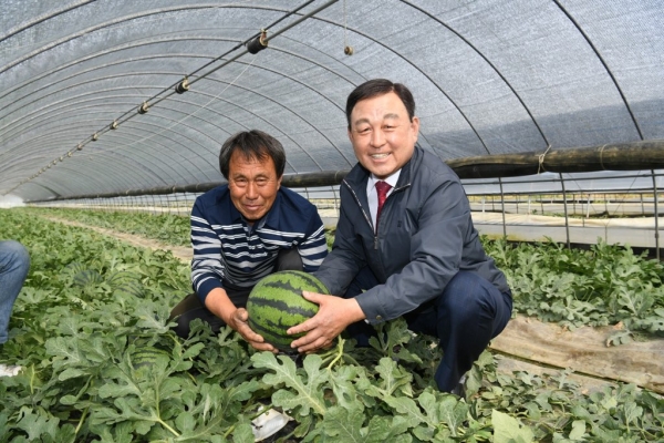 대술면 마전리 주호명(69세) 씨 현장지도